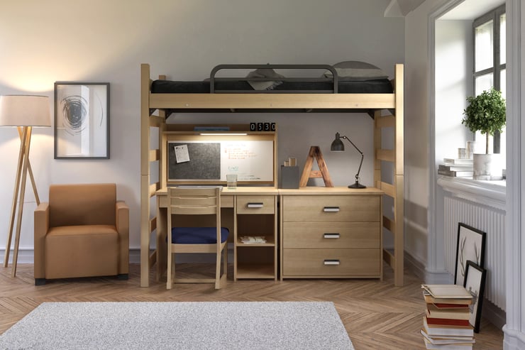 How to get the most out of storage in your student housing furniture